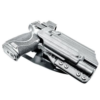 For the best OWB Smith & Wesson M&P 10MM M2.0 4.6" with thumb safety & Surefire X300U & X300T Duty & Competition Holster, shop Four Brothers Holsters.