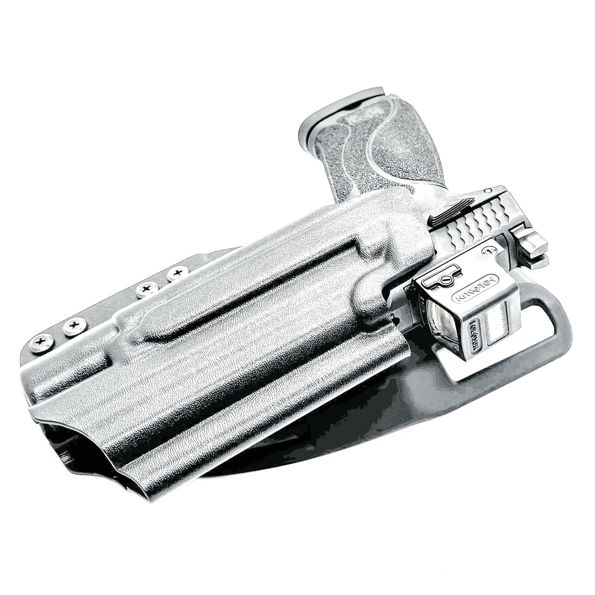 For the best OWB Smith & Wesson M&P 10MM M2.0 4.6" with thumb safety & Surefire X300U & X300T Duty & Competition Holster, shop Four Brothers Holsters.