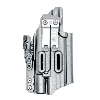 For the best IWB Holster for the Smith & Wesson M&P 10MM M2.0 4.6" with thumb safety & Surefire X300U-A or B, X-300T-A or B shop Four Brothers Holsters.