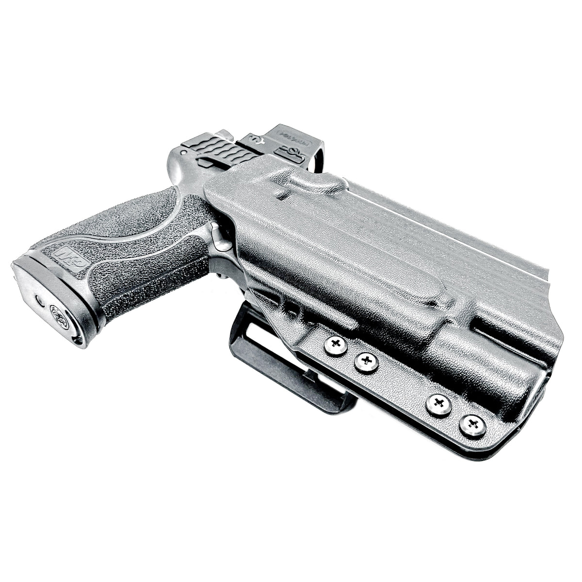 For the best OWB Holster for the Smith & Wesson M&P 10MM M2.0 4.6" pistol with thumb safety & Surefire X300U or X300T shop Four Brothers Holsters.