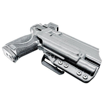 For the best OWB Holster for the Smith & Wesson M&P 10MM M2.0 4.6" pistol with thumb safety & Surefire X300U or X300T shop Four Brothers Holsters.