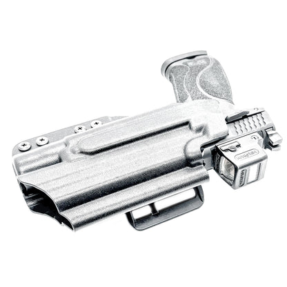 For the best OWB Holster for the Smith & Wesson M&P 10MM M2.0 4.6" pistol with thumb safety & Surefire X300U or X300T shop Four Brothers Holsters.