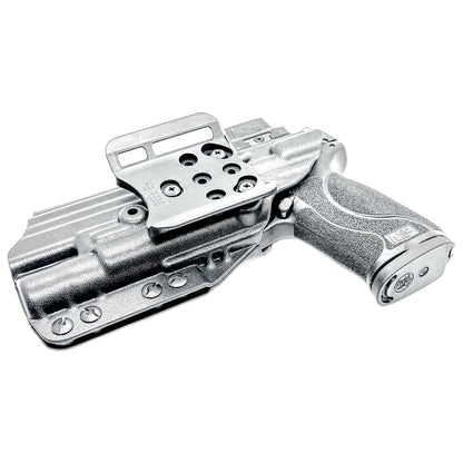 For the best OWB Holster for the Smith & Wesson M&P 10MM M2.0 4.6" pistol with thumb safety & Surefire X300U or X300T shop Four Brothers Holsters.