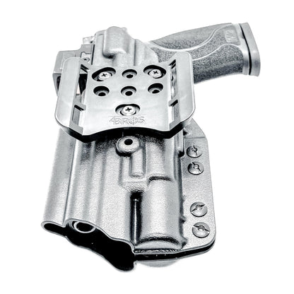 For the best OWB Holster for the Smith & Wesson M&P 10MM M2.0 4.6" pistol with thumb safety & Surefire X300U or X300T shop Four Brothers Holsters.