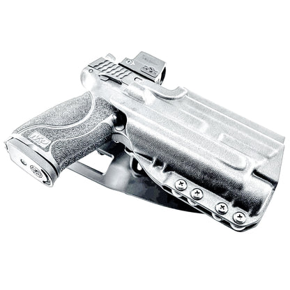 For the best Outside Waistband Smith & Wesson 4.6 10MM pistol & Streamlight TLR-1 HL-X Duty & Competition Style Kydex Holster, shop Four Brothers Holsters.
