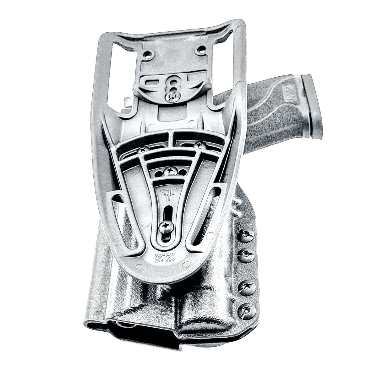 For the best Outside Waistband Smith & Wesson 4.6 10MM pistol & Streamlight TLR-1 HL-X Duty & Competition Style Kydex Holster, shop Four Brothers Holsters.
