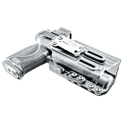 For the best Inside Waistband IWB for the Smith & Wesson 4.6 10MM pistol with the Streamlight TLR-1 HL-X Kydex Holster, shop Four Brothers 4BROS Holsters.