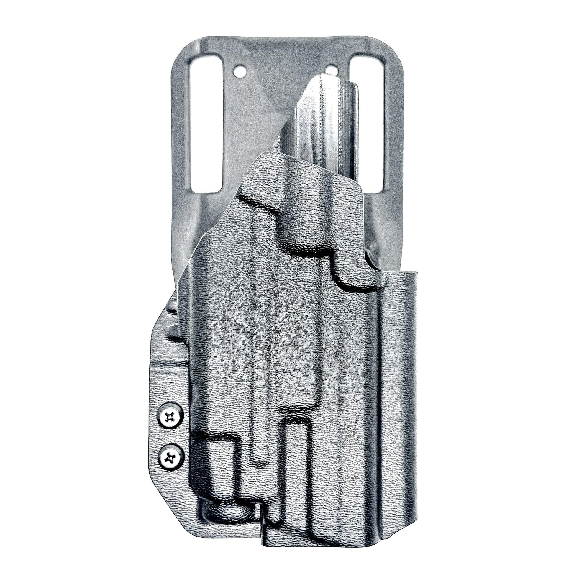 Outside Waistband Duty & Competition Holster for the Smith & Wesson M&P M2.0 4" & Streamlight TLR-7 X & TLR-7 A in black with a Duty Drop attachment.