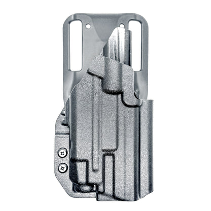 Outside Waistband Duty & Competition Holster for the Smith & Wesson M&P M2.0 4" & Streamlight TLR-7 X & TLR-7 A in black with a Duty Drop attachment.