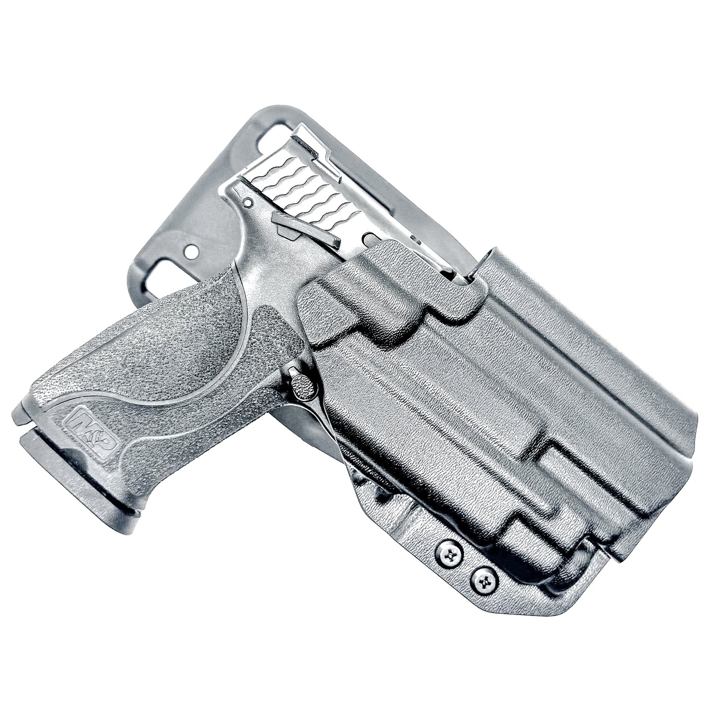Outside Waistband Duty & Competition Holster for the Smith & Wesson M&P M2.0 4" & Streamlight TLR-7 X & TLR-7 A in black with a Duty Drop attachment.