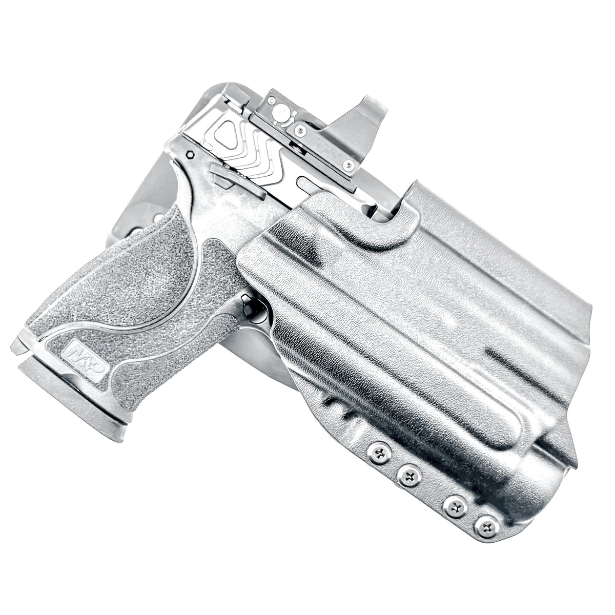 For the best Outside Waistband Smith & Wesson 4" 10mm pistol & Streamlight TLR-1 HL-X Duty & Competition Style Kydex Holster, shop Four Brothers Holsters.
