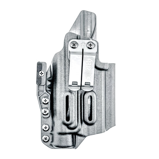 For the best Inside Waistband IWB for the Smith & Wesson  4" M&P 10MM M2.0 with the Streamlight TLR-1 HL-X Kydex Holster, shop Four Brothers 4BROS Holsters.