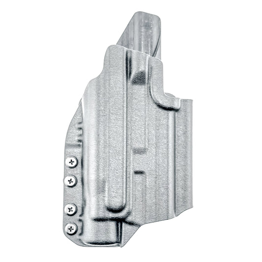 For the best Outside Waistband OWB for the Smith & Wesson 4" 10MM M2.0 pistol with the Streamlight TLR-1 HL-X Kydex Holster, shop Four Brothers 4BROS Holsters.