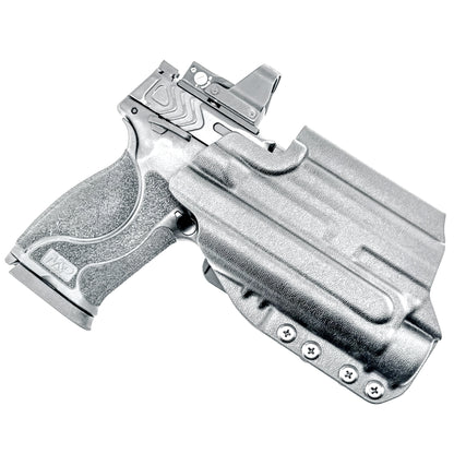 For the best Outside Waistband OWB for the Smith & Wesson 4" 10MM M2.0 pistol with the Streamlight TLR-1 HL-X Kydex Holster, shop Four Brothers 4BROS Holsters.