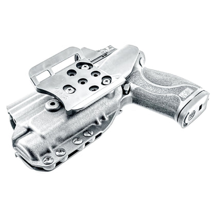 For the best Outside Waistband OWB for the Smith & Wesson 4" 10MM M2.0 pistol with the Streamlight TLR-1 HL-X Kydex Holster, shop Four Brothers 4BROS Holsters.