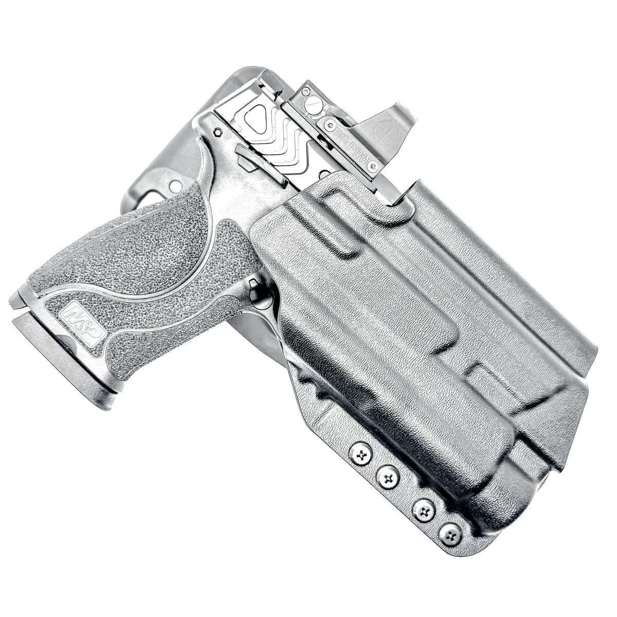 For the best OWB Smith & Wesson M&P 10MM M2.0 4" with thumb safety & Streamlight TLR-1 HL Duty & Competition Holster, shop Four Brothers Holsters. Made in USA.