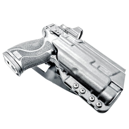 For the best OWB Smith & Wesson M&P 10MM M2.0 4" with thumb safety & Streamlight TLR-1 HL Duty & Competition Holster, shop Four Brothers Holsters. Made in USA.