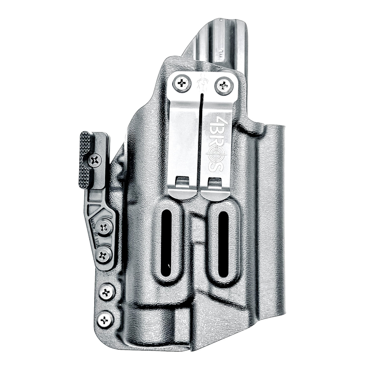 For the best IWB Holster for the Smith & Wesson M&P 10MM M2.0 4" with thumb safety & Streamlight TLR-1 HL weapon-mounted light, shop 4BROS Holsters. Made in USA…