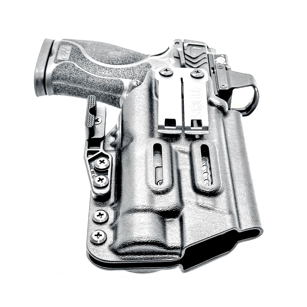 For the best IWB Holster for the Smith & Wesson M&P 10MM M2.0 4" with thumb safety & Streamlight TLR-1 HL weapon-mounted light, shop 4BROS Holsters. Made in USA…