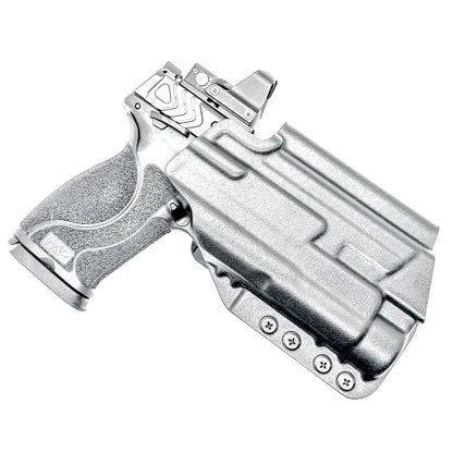 For the best OWB Holster for the Smith & Wesson M&P 10MM M2.0 4" pistol with thumb safety & Streamlight TLR-1 HL shop Four Brothers Holsters. Made in USA.