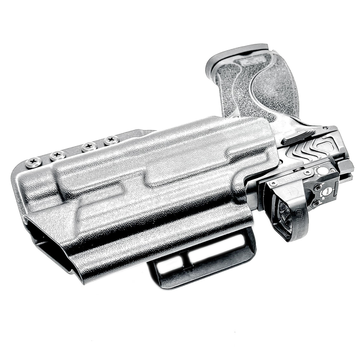 For the best OWB Holster for the Smith & Wesson M&P 10MM M2.0 4" pistol with thumb safety & Streamlight TLR-1 HL shop Four Brothers Holsters. Made in USA.