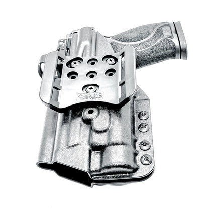 For the best OWB Holster for the Smith & Wesson M&P 10MM M2.0 4" pistol with thumb safety & Streamlight TLR-1 HL shop Four Brothers Holsters. Made in USA.