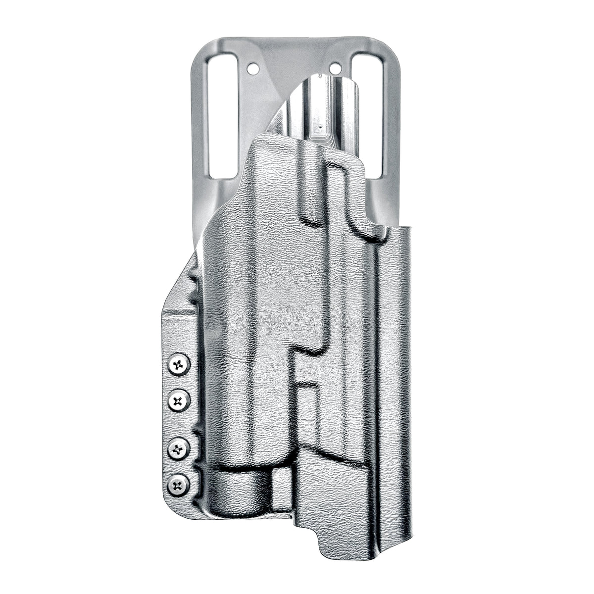 Outside Waistband (OWB) duty and competition holster for Smith & Wesson M&P M2.0 10mm 5.6 Performance Center with thumb safety and TLR-1 HL.