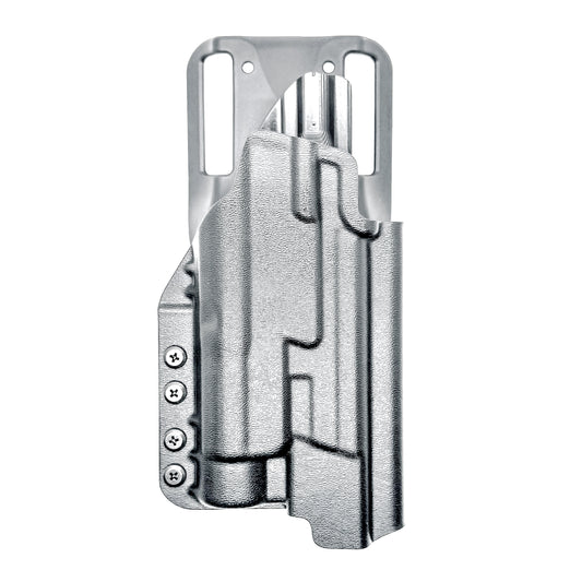 Outside Waistband (OWB) duty and competition holster for Smith & Wesson M&P M2.0 10mm 5.6 Performance Center with thumb safety and TLR-1 HL.