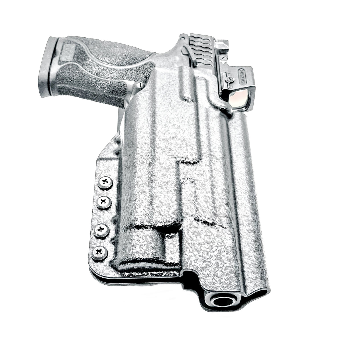 Outside Waistband (OWB) duty and competition holster for Smith & Wesson M&P M2.0 10mm 5.6 Performance Center with thumb safety and TLR-1 HL.