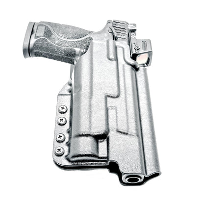 Outside Waistband (OWB) duty and competition holster for Smith & Wesson M&P M2.0 10mm 5.6 Performance Center with thumb safety and TLR-1 HL.