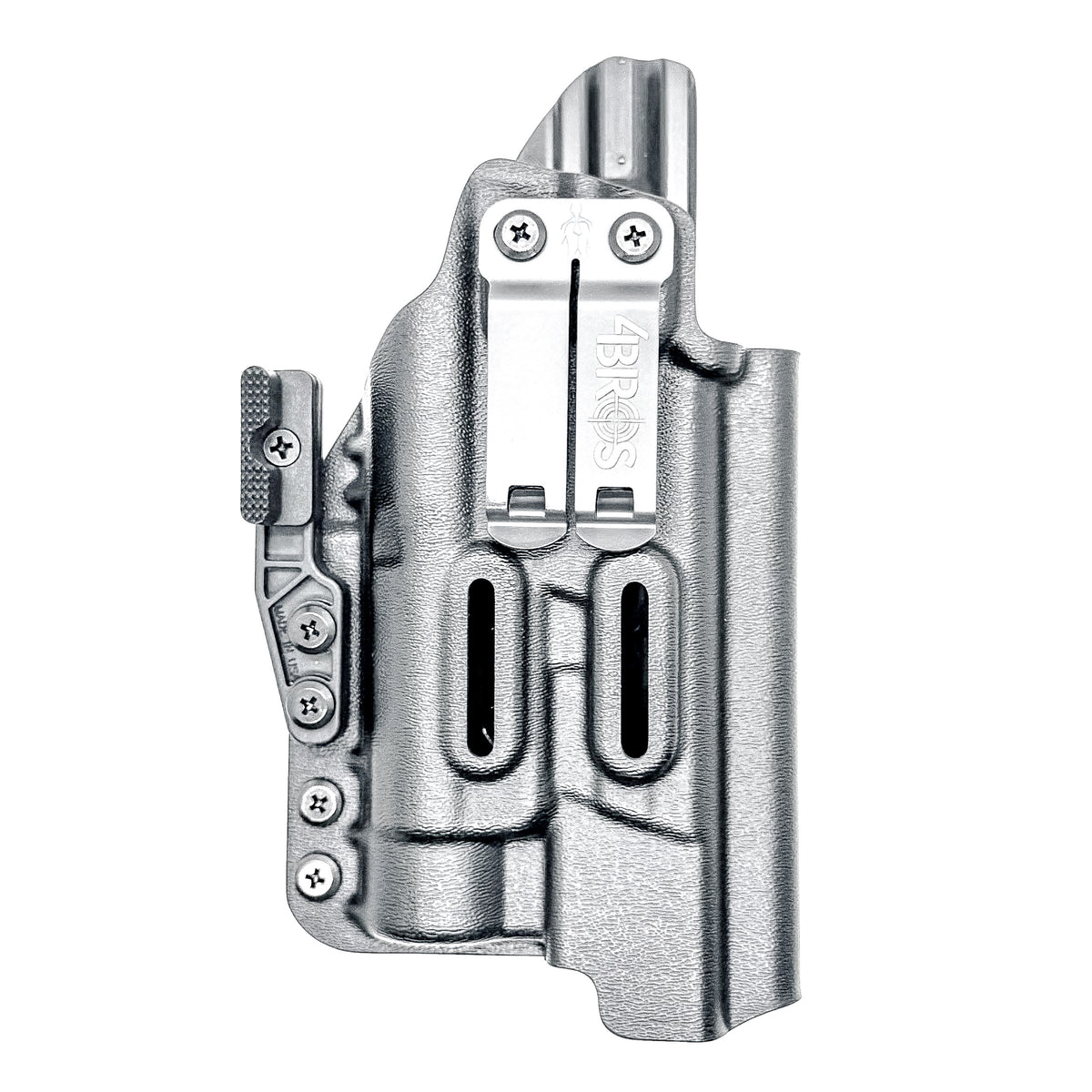 Inside Waistband (IWB AIWB) holster for Smith & Wesson M&P M2.0 10mm 5.6 Performance Center with thumb safety and TLR-1 HL, made in USA.