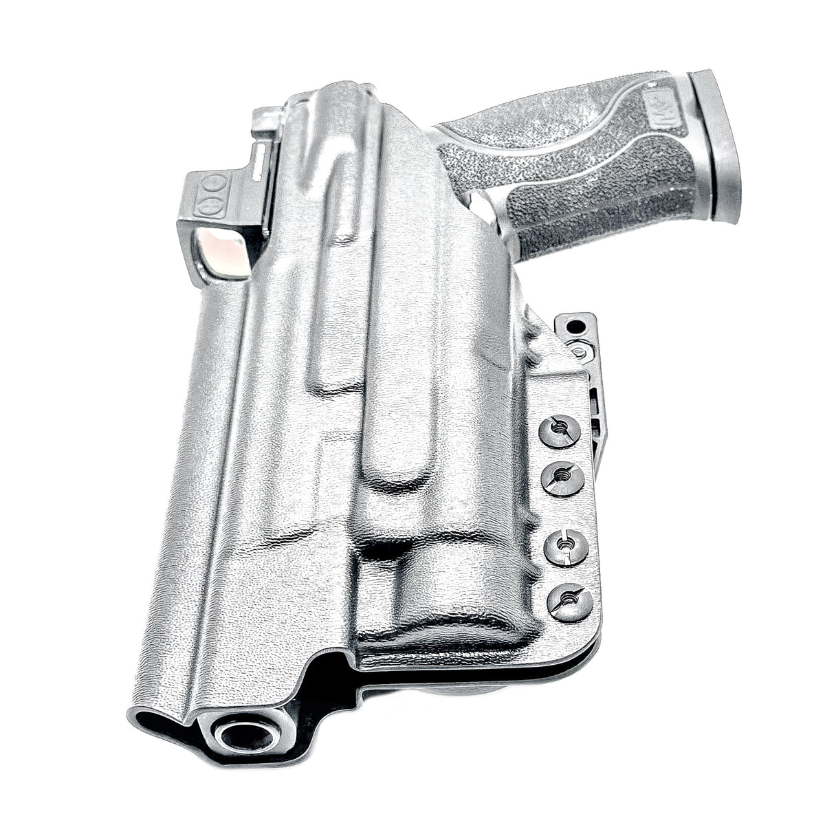 Inside Waistband (IWB AIWB) holster for Smith & Wesson M&P M2.0 10mm 5.6 Performance Center with thumb safety and TLR-1 HL, made in USA.