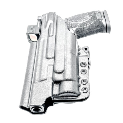 Inside Waistband (IWB AIWB) holster for Smith & Wesson M&P M2.0 10mm 5.6 Performance Center with thumb safety and TLR-1 HL, made in USA.
