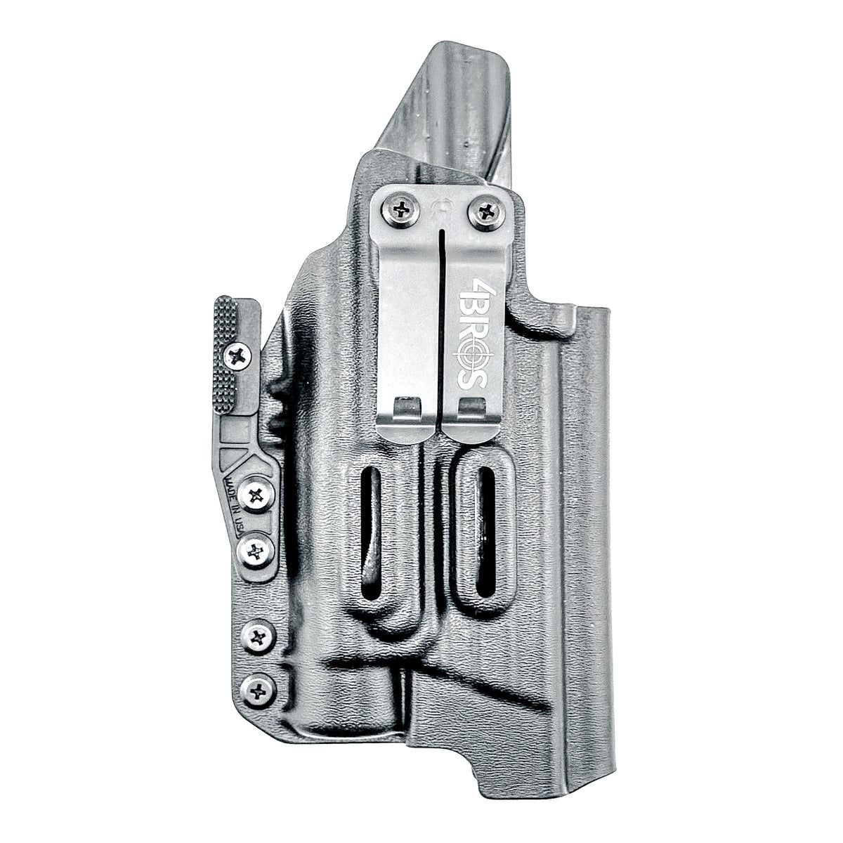 For the best Inside Waistband IWB Holster for the Smith & Wesson 5.6 10MM Performance Center pistol & Streamlight TLR-1 HL-X shop Four Brothers 4BROS Holsters.