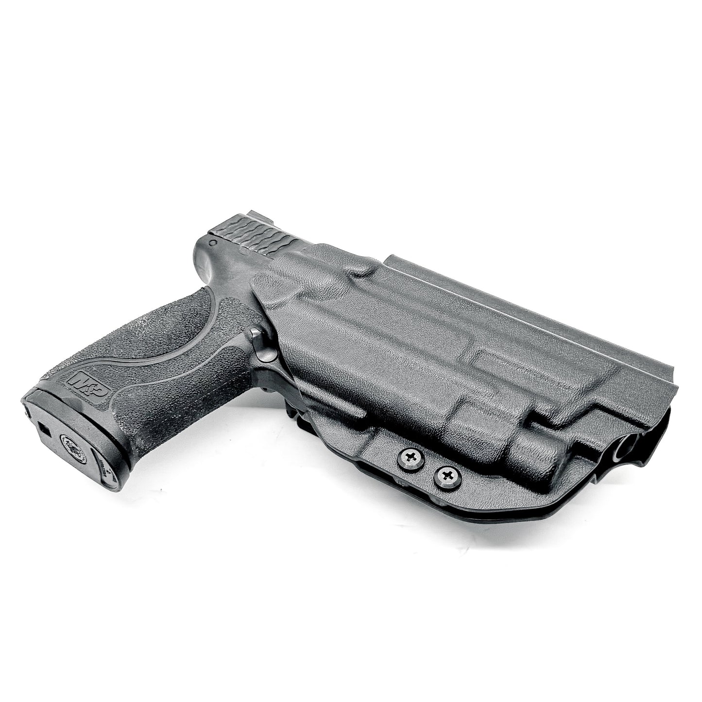 For the best Outside Waistband OWB Holster for the Smith & Wesson M&P 5" 9MM pistol & Streamlight TLR-7 A, X & TLR-7 HL-X shop Four Brothers 4BROS holsters.