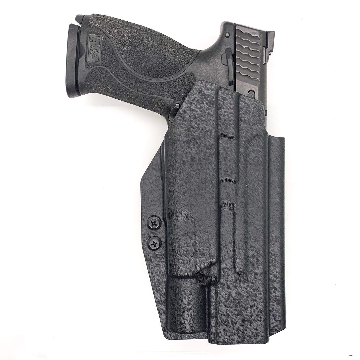 For the best Outside Waistband Holster designed for the Smith & Wesson M&P M2.0 5" pistol & Surefire X300U-A or B, X-300T-A or B shop Four Brothers Holsters.
