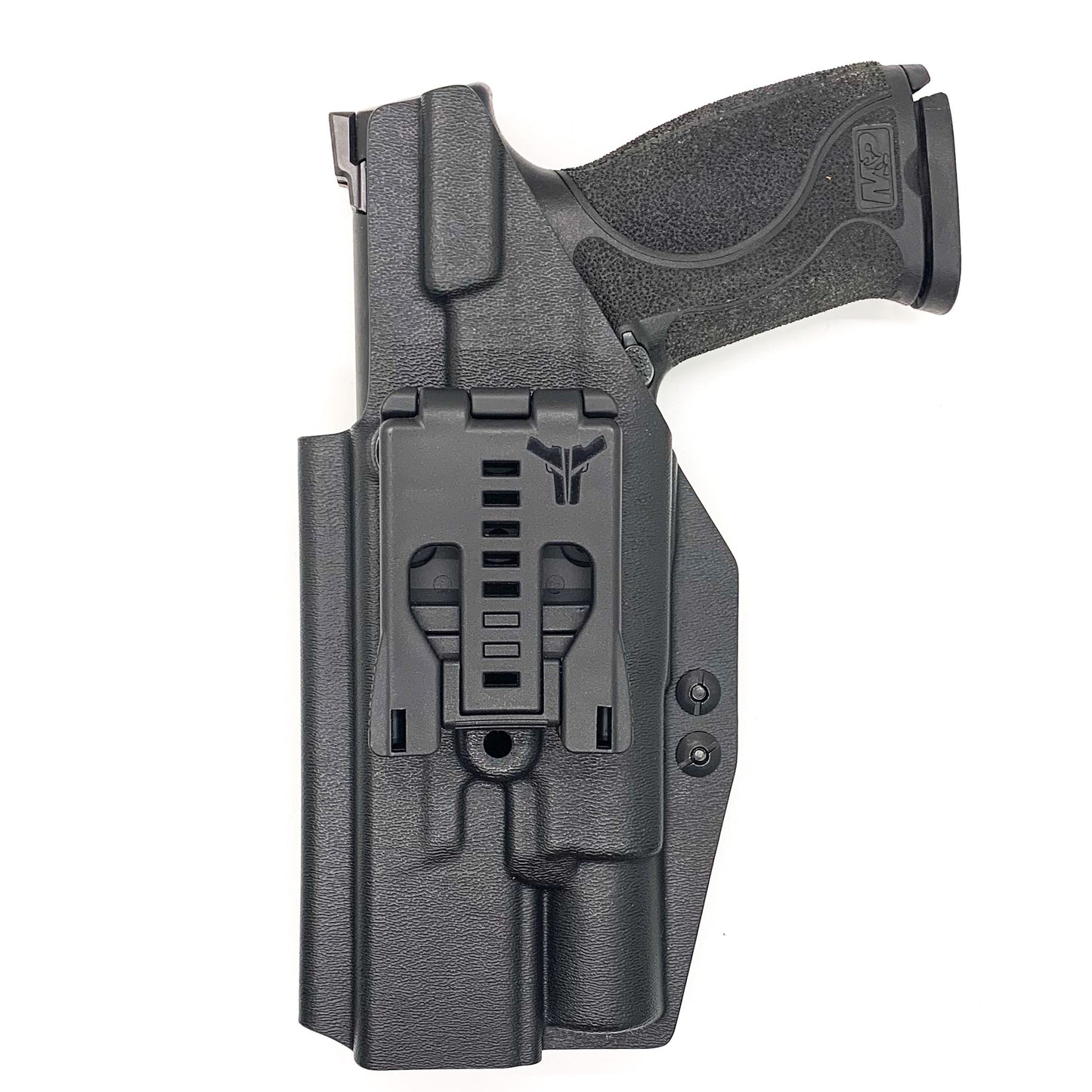 For the best Outside Waistband Holster designed for the Smith & Wesson M&P M2.0 5" pistol & Surefire X300U-A or B, X-300T-A or B shop Four Brothers Holsters.