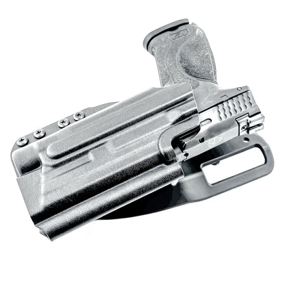 For the best Outside Waistband OWB Smith & Wesson M2.0 5" 9MM pistol & Streamlight TLR-1 HL-X Duty & Competition Style Holster, shop Four Brothers Holsters.