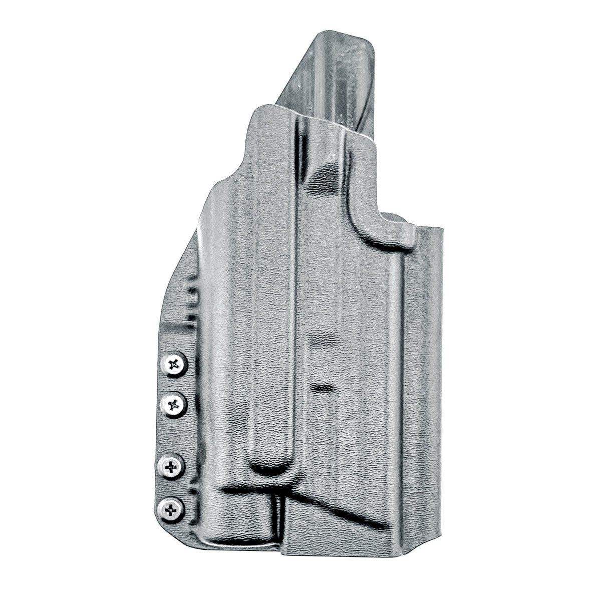 For the best Outside Waistband OWB holster for the Smith & Wesson M2.0 5" 9MM pistol with the Streamlight TLR-1 HL-X shop Four Brothers 4BROS Holsters.