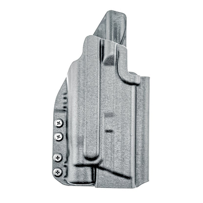 For the best Outside Waistband OWB holster for the Smith & Wesson M2.0 5" 9MM pistol with the Streamlight TLR-1 HL-X shop Four Brothers 4BROS Holsters.