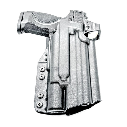 Shop the 4BROS Duty & Competition Holster for S&W M&P M2.0 Competitor & Metal HD pistols with SureFire X300 lights. Optics ready; formed using .093" Kydex.