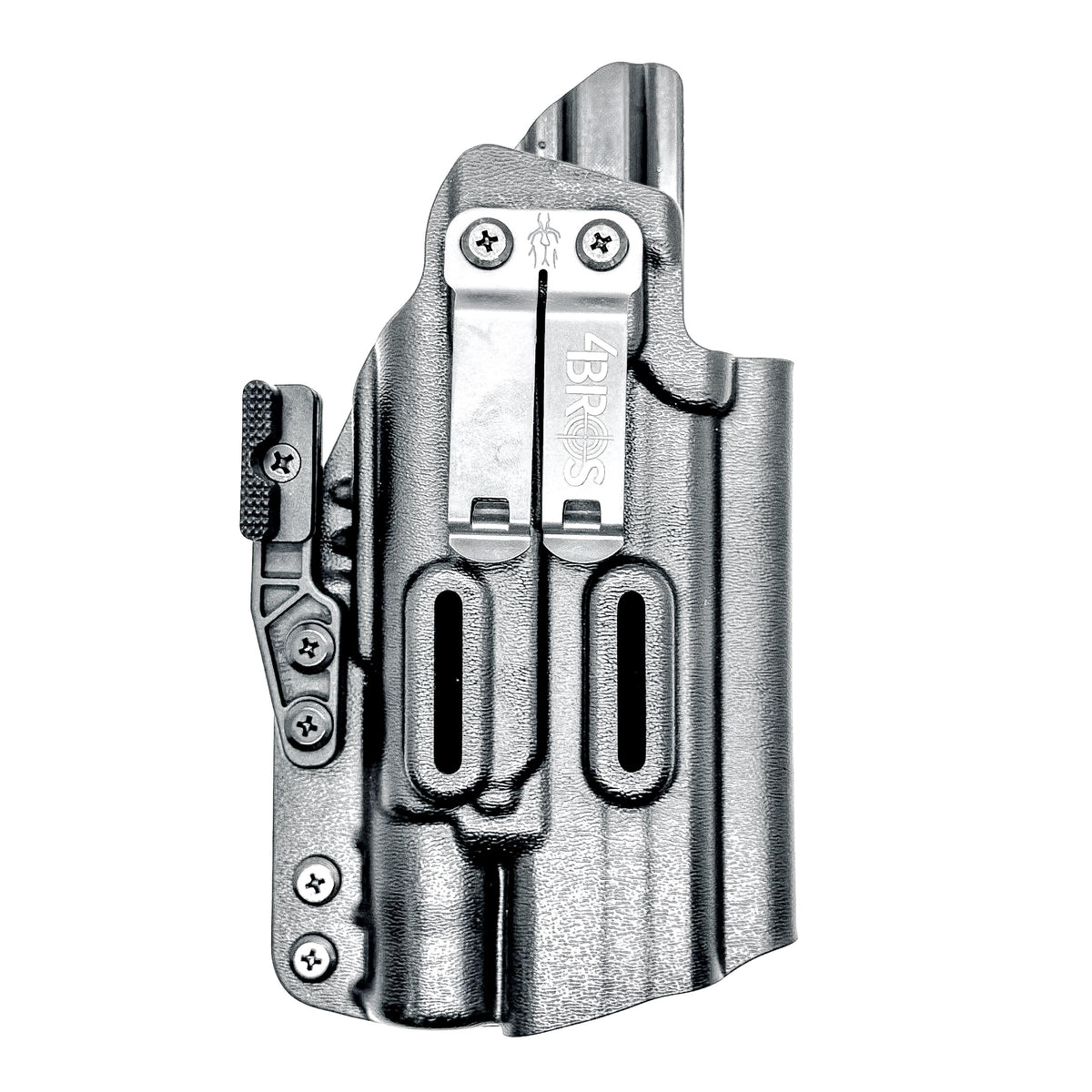 Premium Inside the Waistband (IWB) Holster for the Smith & Wesson M&P M2.0 Competitor & Metal HD with Surefire X300 from Four Brothers Holsters.