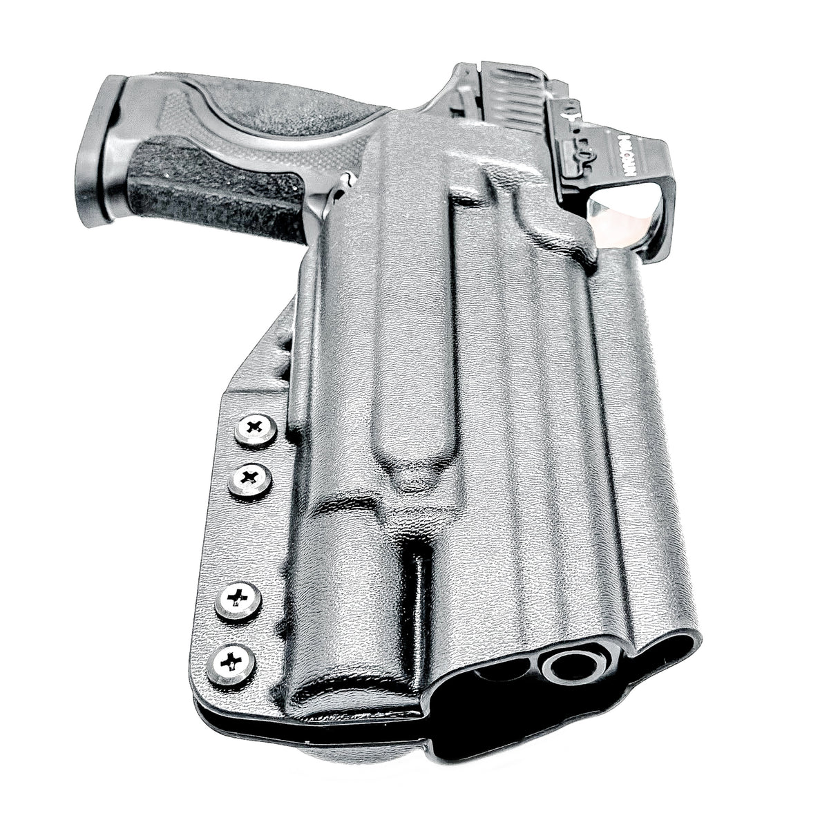 Four Brothers Holsters OWB Holster (Outside the Waistband) for the Smith & Wesson M&P M2.0 Competitor & Metal HD pistols with Surefire X300 series light.