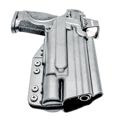 Four Brothers Holsters OWB Holster (Outside the Waistband) for the Smith & Wesson M&P M2.0 Competitor & Metal HD pistols with Surefire X300 series light.