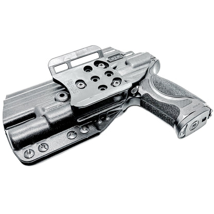 Four Brothers Holsters OWB Holster (Outside the Waistband) for the Smith & Wesson M&P M2.0 Competitor & Metal HD pistols with Surefire X300 series light.