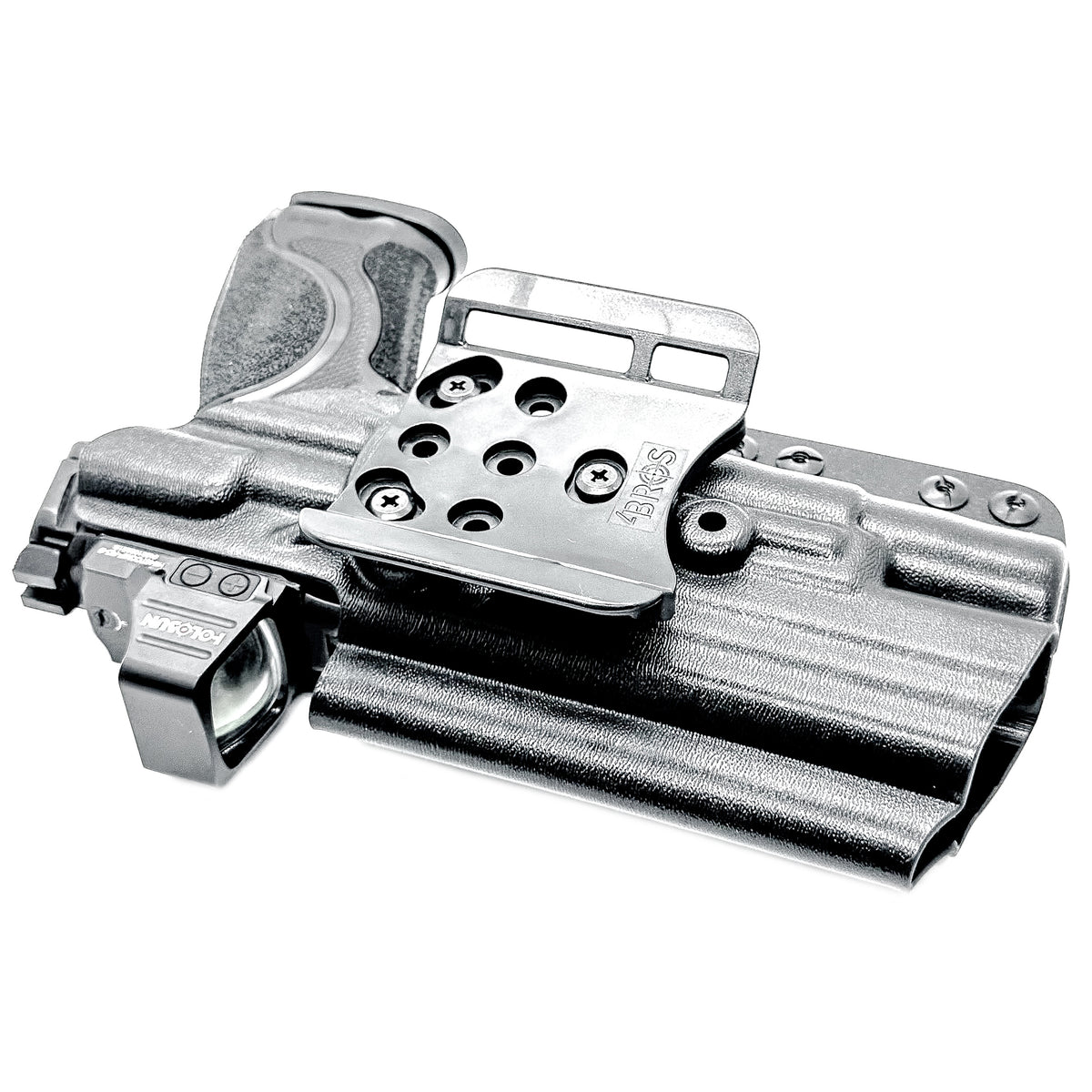 Four Brothers Holsters OWB Holster (Outside the Waistband) for the Smith & Wesson M&P M2.0 Competitor & Metal HD pistols with Surefire X300 series light.
