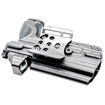 Four Brothers Holsters OWB Holster (Outside the Waistband) for the Smith & Wesson M&P M2.0 Competitor & Metal HD pistols with Surefire X300 series light.