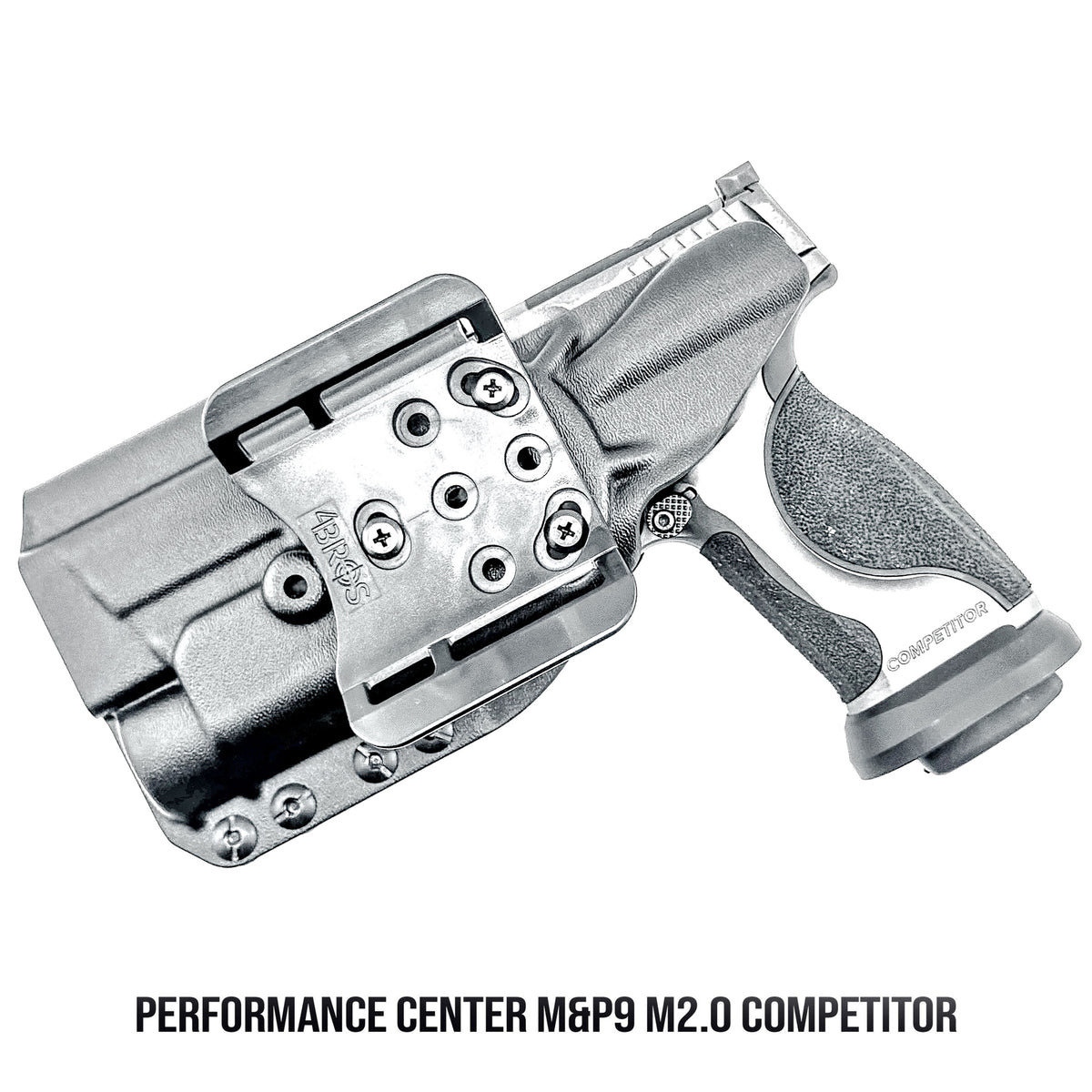 Smith & Wesson M&P M2.0 Metal HD and Streamlight TLR-1 HL-X Outside Waistband OWB holster with adjustable retention and optic compatibility.