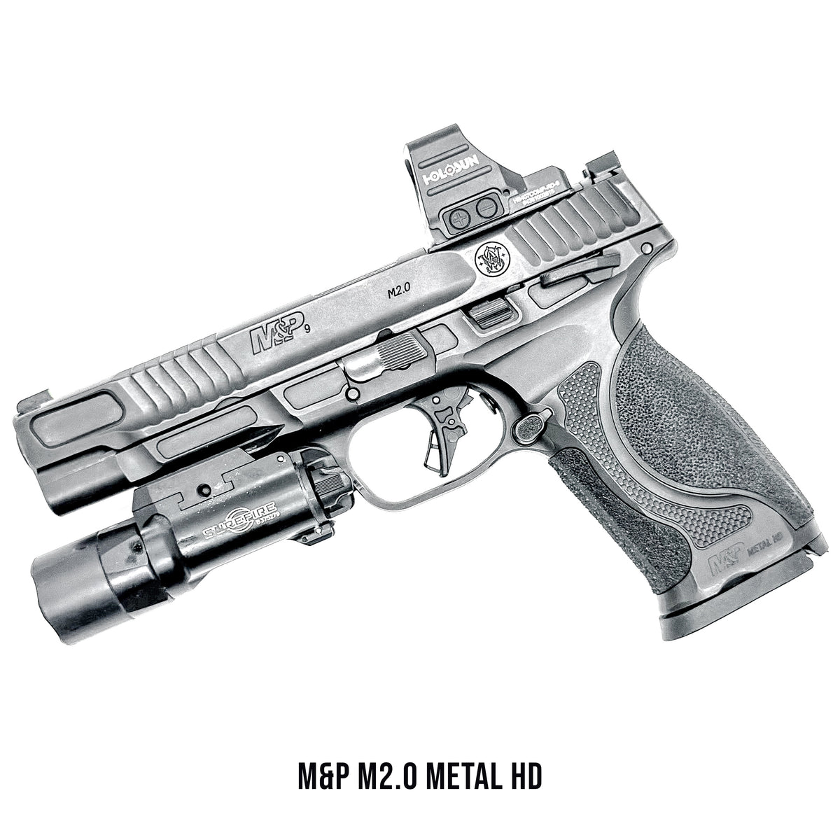 Premium Holster for the Smith & Wesson M&P M2.0 Competitor & Metal HD with Surefire X300 from Four Brothers Holsters.