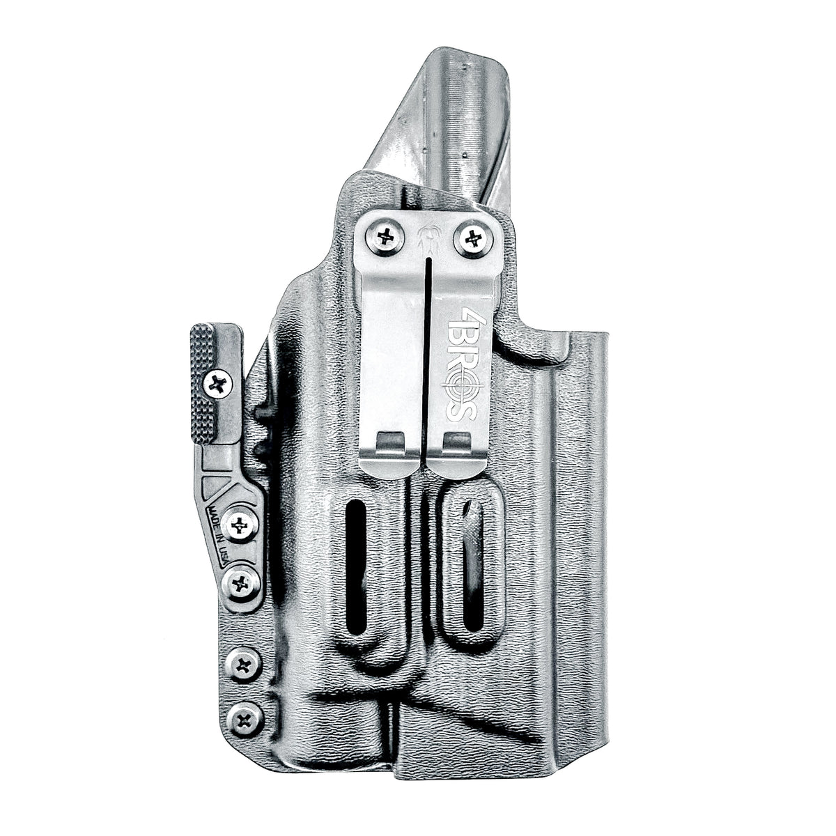 Smith & Wesson M&P M2.0 Metal HD and Streamlight TLR-1 HL-X Inside Waistband IWB holster with adjustable retention and optic compatibility.
